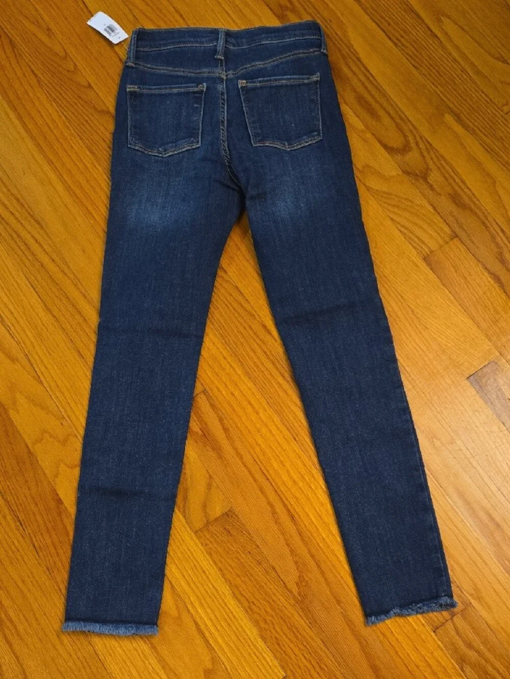 Old Navy Dark Blue Distressed Rock Star Jeggings